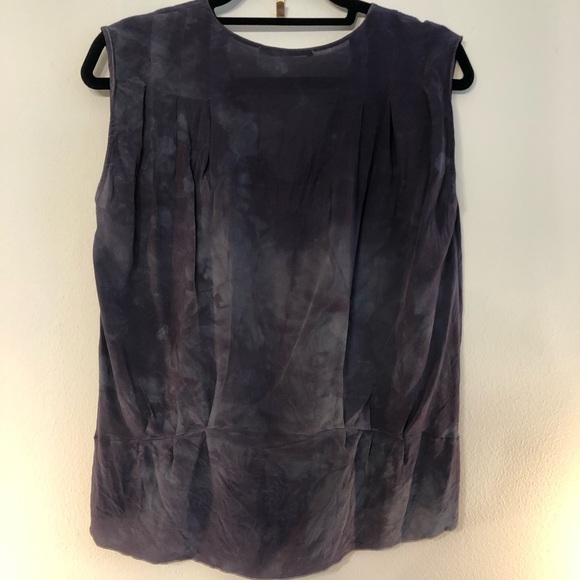 Pomandere Whisper-light, 100% Washed Silk, Dyed Blouse - Picture 5 of 5